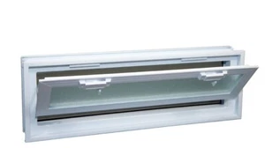 24" x 8" Trichterfenster für Glasblöcke, Schuppen, Hütten, Tiny Homes, Garagen - Bild 1 von 6