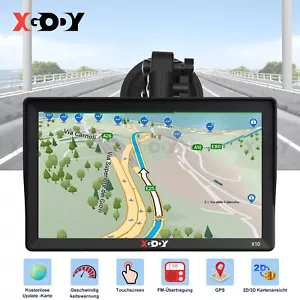 9 Zoll GPS Navi Navigation für Auto LKW PKW Navigationsgerät 16GB+256MB ▶EU ▶FM - Bild 1 von 15