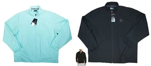 Chaqueta de golf PGA Tour Windwear resistente al agua cremallera completa color liso para hombre nueva con etiquetas - Imagen 1 de 3