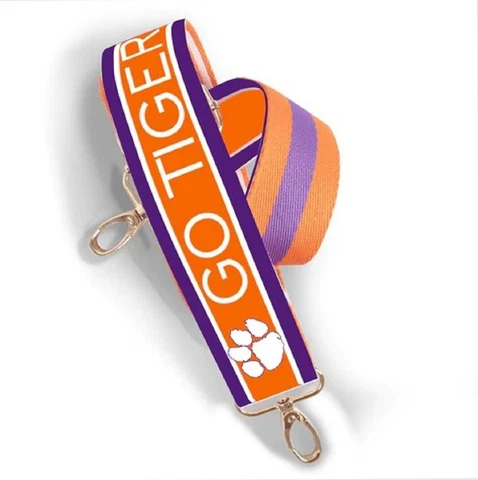 Desden Clemson Tigers Patterned 1.5" Purse Strap Cover