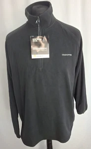 Craghoppers Basecamp Fleece Jumper Pullover Sweater Black XL A2654 - Picture 1 of 7