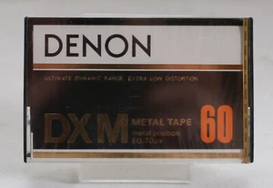 Denon DXM Metal Tape 60 cinta de casete sin usar / NOS - rareza absoluta - Imagen 1 de 3