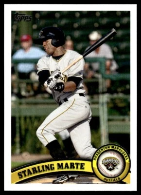 2011 Topps Pro Debut Baseball Starling Marte Bradenton Marauders #307 NM - Image 1 of 2