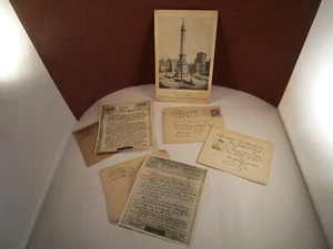 Vintage Konvolut Papier Ephemera Krieg & Marine Abteilungen Briefe V-Mail - Bild 1 von 14