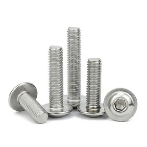 M2 M3 M4 M5 M6 M8 FLANGED BUTTON HEAD SCREWS ALLEN KEY SOCKET BOLTS A2 STAINLESS - Picture 1 of 80