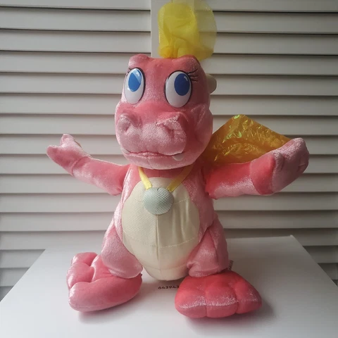 2002 Dragon Tales Cassie Talking Plush Fisher Price Pink Sesame Workshop Rare Cover