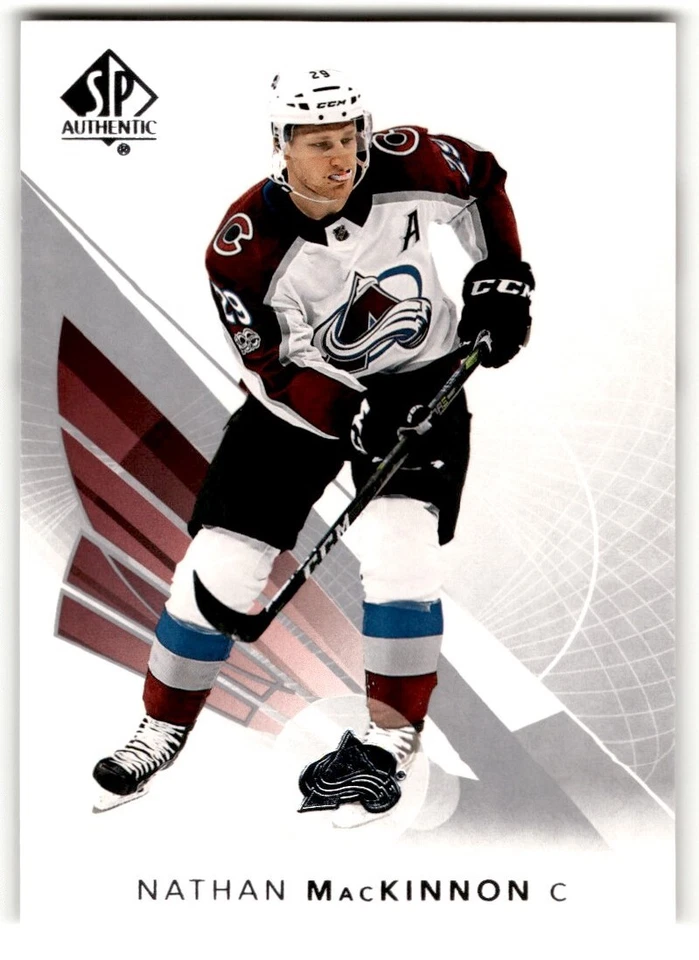 2017-18 SP Authentic Nathan MacKinnon #25 Colorado Avalanche - Image 1 of 2