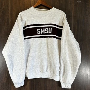 VTG SMSU BEARS Southwest Missouri State Bears Sweatshirt SMS Team 1 Crewneck - Picture 1 of 13
