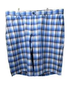 Tommy Bahama Shorts Herren 40 Chip Shot Caddie kariert blau Performance Stretch - Bild 1 von 8
