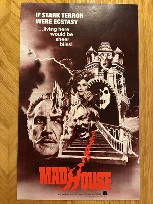 Madhouse Movie Press Book Vincent Price Peter Cushing 1974 Horror Movie - Image 1 of 4