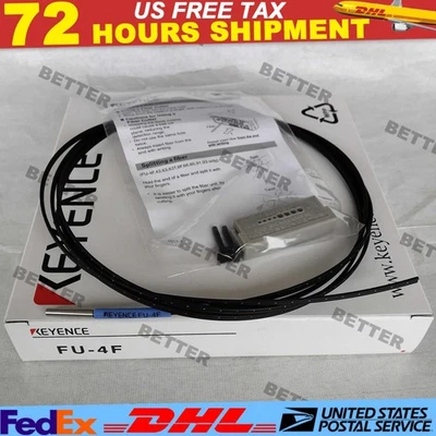 Keyence FU-4F Fiber Optic Sensor FU4F New In Box 1PC - Image 1 of 3