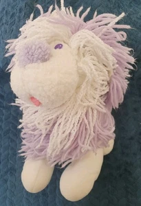 Vintage Fluppy Dogs lilac purple Kenner Soft Toy 1980s - Picture 1 of 9