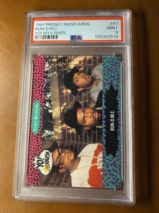 Yo! MTV Raps RUN DMC #67 PSA 9 MINT ProSet MusiCards - Picture 1 of 3