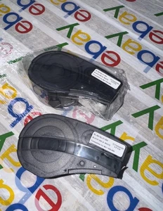 Label Cartridge M21-500-499 Black on White Nylon Cloth 1/2" (12.7mm) 2 Pack - Picture 1 of 3