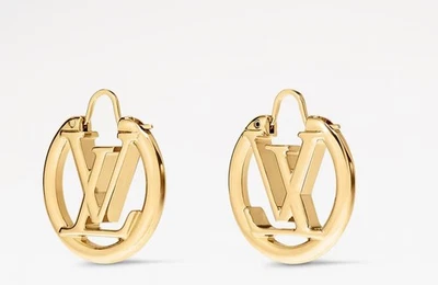 路易威登Hoop Louise金色PM耳环  — 第 1/2 张图片