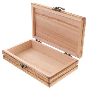 Home Storage Box With Lid Wooden Baby Child Handmade Trinket Boxes - Picture 1 of 12