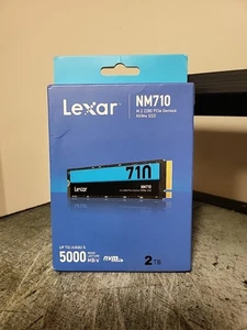 lexar nm710 m.2 2280 pcle gen4x4 nvme ssd 2tb--q6 - Imagen 1 de 3