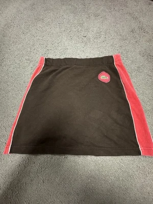 Lacoste Brown Pink Stripe Mini Skirt Size 34 (XS/S) - Image 1 of 4