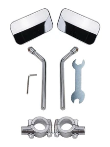 Vintage Bike Handlebar Mirror Metal Mirror for Bicycles Clear Rearview Mirror - Picture 1 of 17