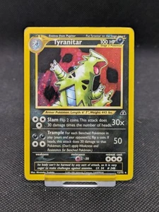 Tarjeta Pokémon Tyranitar 12/75 Holo Neo Discovery WOTC jugada - Imagen 1 de 7
