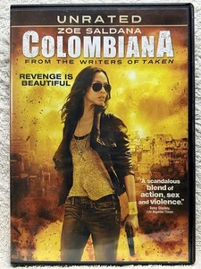 Colombiana UNRATED DVD Zoe Saldaña Jordi Mollà Lennie James Michael Vartan - Imagen 1 de 3