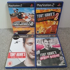 Tony Hawk PS2 Spielepaket x4 Sony Playstation Restposten Skateboarding Underground - Bild 1 von 6