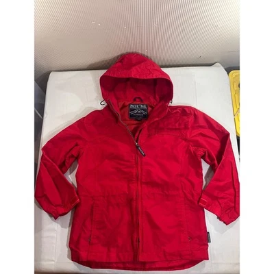 Chaqueta Pacific Trail Petite XS Roja con Capucha Cremallera Informal Exterior Ligera Foto 1 de 4