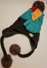Flow Society Girls Peruvian Hat & Glove Set. 5-7 Years. Gift set