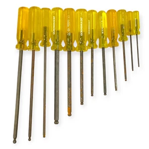 Bondhus 7/64 in 5/32 in 3/16 in Ball End Hex Screwdriver Set 12 Pcs, Made in USA - Picture 1 of 10