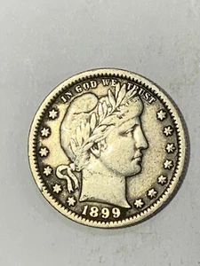 1899 P Barber Quarter - Picture 1 of 2