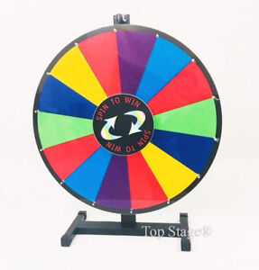 Slight Defect (Not-Erasable) - 18" Prize Spin Wheel, Trade Show Game  Spinner