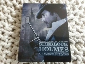 SHERLOCK HOLMES : A GAME OF SHADOWS - Blu-ray / DVD STEELBOOK * Robert Downey Jr - Picture 1 of 8