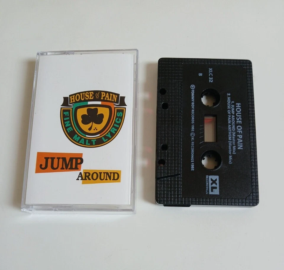 HOUSE OF PAIN JUMP AROUND CASSETTE TAPE SINGLE XL TOMMY BOY 1992 - Image 1 of 1