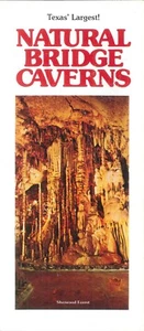 Natural Bridge Caverns New Braunfels Texas Travel Brochure Map Photos History - Picture 1 of 3