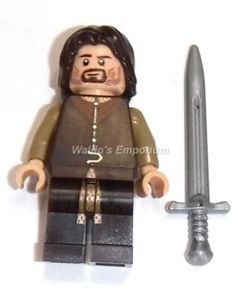 Lego Lord of the Rings MiniFigure ARAGORN with Sword from set 10316 - Picture 1 of 1