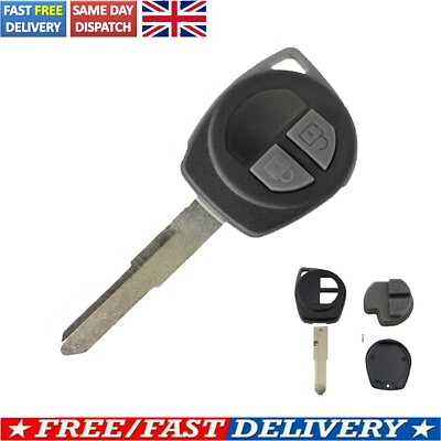 QNGENET 2 Button Key Cover Key Shell Fob Case For Suzuki Grand Vitara Swift Liana SX4
