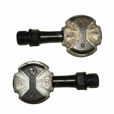 Par de pedales Speedplay Zero blancos sin clip carretera triatlón bicicleta carreras Foto 1 de 4