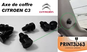 ⭐ Clip axe de fixation plage arrière Citroën C3 - Picture 1 of 3