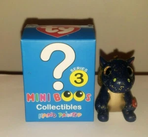 Ty Mini Beanie Boos SAFFIRE der blaue Drache (SERIE 3) CHASER Figur 2" NEU - Bild 1 von 9