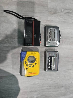 Walkman Sony WM-FS493, TCM12 AIWA TX377 Y JX649 DE COLECCIÓN REPUESTOS O REPARACIÓN  Foto 1 de 4