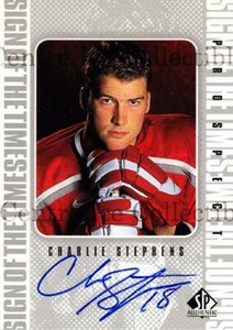 1998-99 Sp Authentic Sign of the Times #CS Charlie Stephens