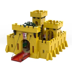 Custom MOC-146039 Classic Yellow Castle From 1978 (1178pcs) Modular Building - Picture 1 of 6