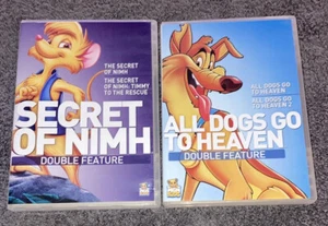 All Dogs Go To Heaven/The Secret of Nimh DVD Don Bluth 4 Film Collection - Picture 1 of 5