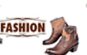 BOTAS DE MUJER VAQUERA WESTERN SHORTIE CON CREMALLERA LATERAL DE CUERO IMPORTACIÓN EE. UU. - Imagen 1 de 1