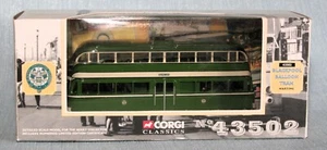 CORGI OOC 1:76 43502 BLACKPOOL BALLOON TRAM CAR WARTIME BOXED - Picture 1 of 11
