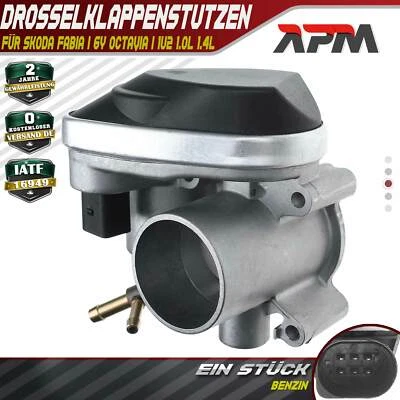 Corps de Papillon D'Accélérateur pour Skoda Fabia I 6Y Octavia I 1U2 1.0L 1.4L - Photo 1/4