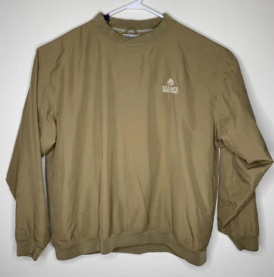 Pulôver corta-vento vermelho irlandês Nicklaus XL golfe Killian’s com bolsos - Imagem 1 de 4