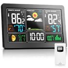 KALEVOL Weather Station Indoor Outdoor Thermometer Wireless Color Display Digita
