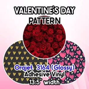 Día de San Valentín/Corazones Adhesivo Patrón Vinilo 13,5" ROLLO **ENVÍO GRATUITO** - Imagen 1 de 47