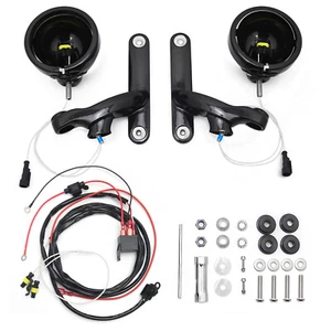 Fog Light Lamp Housing Bracket Led 4.5'' Outer For Harley Street Glide Road King - Picture 1 of 7